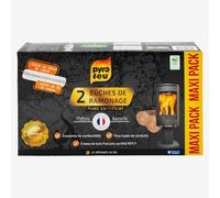 Pyro Feu Bûches de ramonage avec certificat – Lot de 2