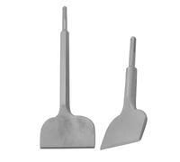 Lot de 2 burins larges pour enlever les carreaux - Outil de retrait de carrelage - Outil de marteau électrique - Accessoires pour outils électriques - Durée