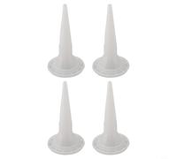 Lot de 2 buses de calfeutrage en plastique, pour la construction et le verre, buses de colle de rechange pour outils de bricolage et de construction (4 pièces)
