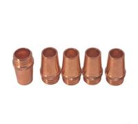 Lot de 2 buses de gaz à filetage grossier 1,6 cm - 24CT-62-S compatible avec le soudage MIG Lincoln 400 Series - Pointe en cuivre robuste pour un usage professionnel