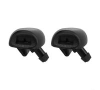 Lot de 2 buses de jet d'essuie-glace avant pour 206 407 C2 C5 compatibles avec 6438j2 6438e6 6438av 6438w2 6438z1 Embouts de pulvérisation en plastique noir