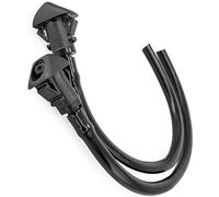 Lot de 2 buses de lave-glace compatibles avec Nissan Frontier Navara 2005-2021 Pathfinder 2005-2012 Xterra 2005-2015 Kicks 2009-2021 - Pulvérisateurs de lave-glace avec tuyau de rechange 28933-ZP70A