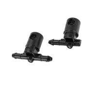 Lot de 2 Buses de Lave-Glace compatibles avec Opel Astra Insignia Zafira 1998-2017. Remplacement du gicleur d'essuie-Glace Avant OE# 12782508 12782509 ABS Noir.