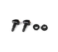 Lot de 2 buses de lave-glace pour pare-brise de voiture - Compatible avec la plupart des modèles - Jet d'eau à double trou