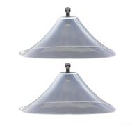 Lot de 2 buses de pulvérisation agricoles coupe-vent avec filetage M14 x 1,5, buses de brume en cuivre pour pulvérisateurs électriques de jardin et irrigation de terrain (tête unique)