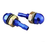 Lot de 2 buses de pulvérisation en alliage d'aluminium pour lave-glace de voiture, camion, SUV, van pour une compatibilité générale (rouge, noir, argent, bleu)