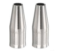Lot de 2 buses de soudage à orifice de 0,1 cm KP3075-1-38F Base en cuivre plaqué nickel compatible avec le soudage 250L PRO Curve 200 Series 200 A 300 A 400 A