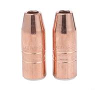 Lot de 2 buses de soudage MIG 401-6-50 | Embout de rechange en cuivre de 1,27 cm pour torches refroidies par air Tregaskiss | Accessoire consommable conique anti-éclaboussures robuste