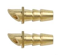 Lot de 2 buses d'entrée d'eau en cuivre sans filetage pour moteur de bateau RC Refroidissement ESC Diamètre extérieur 6 mm Longueur 22 mm