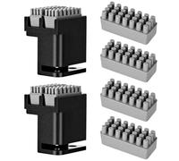 Lot de 2 buses en silicone pour imprimante 3D Bambu-Lab P1S/P1P/X1/X1C/X1E, brosses en silicone