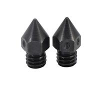 Lot de 2 buses MK8 en acier trempé haute température pour imprimante V2 CR-10 All Metal Hotend, Ender 3/Ender-3s, Prusa i3 (2 x 0,4 mm)