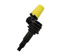 Lot de 2 buses rotatives haute pression pour lave-linge Lavor, tête de nettoyage turbo rotative à 360° avec pulvérisation centrifuge pour saleté tenace, noir et jaune