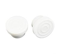 Lot de 2 butées de pied en caoutchouc pour piscine conçues pour un ajustement sûr sur les extrémités des tuyaux de 30,5 cm pour protéger les bords de la piscine