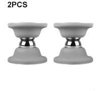 Lot de 2 butées de porte magnétiques avec forte ventouse, anti-collision, design anti-perforation pour salle de bain