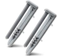 Lot de 2 butées de rail arrière de lave-vaisselle capuchons de rail terminal compatibles avec Bauknecht, Ikea, Whirlpool, Beko - Pièces de rechange pour lave-vaisselle - 1880580400
