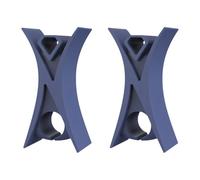 Lot de 2 butées de violon pour archet d'instruments faciles à utiliser Bleu marine 1,3 x 1,1 x 1,1 cm