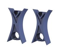 Lot de 2 butées de violon pour archet d'instruments faciles à utiliser Bleu marine 1,3 x 1,1 x 1,1 cm