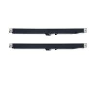 Lot de 2 butoirs d'amortissement Softclose automatiques pour rail de guidage, portes coulissantes, portes en bois massif, séparateur de pièce, sans entretien, invisible