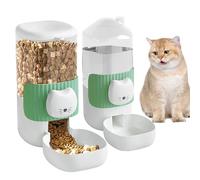 Lot de 2 buvettes de lapin, abreuvoir, lapins, bouteilles automatiques pour lapins, hamster à suspendre sans goutte, distributeur automatique de nourriture et d'eau pour cavies hamsters chinchilla