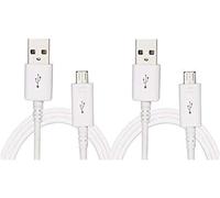 Lot De 2 Cable Micro Usb Universel 3M+1M Charge Et Transfert De Données Pour Samsung Galaxy S2 / S3 / S4 / S5 / S5 Mini / S6 / S6 Edge / S6 Edge Plus / S7 / S7 Edge/S Advance/S Duos.