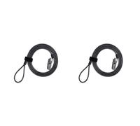 Lot de 2 câbles antivol de sécurité pour ordinateur portable avec mot de passe à 4 chiffres