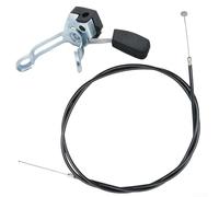 Lot de 2 câbles d'accélérateur compatibles avec Honda GX160 GX240 et GX390 - 160 cm - Avec assemblages marche/arrêt pour réparation de moteur