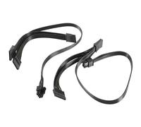 Lot de 2 câbles d'alimentation 6 broches vers 3x SATA pour Supernova 650 750 850 1000 1600 2000 G2 G3 P2 T2 GS