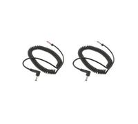 Lot de 2 câbles d'alimentation CC 5,5 x 2,1 mm vers batterie factice PW20 DR-E6 DMW-DCC3 NP-FZ100