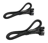 Lot de 2 câbles d'alimentation VGA PCIE 8 broches vers 8 broches pour Supernova 650