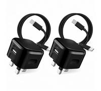 Lot de 2 câbles de charge tressés pour Sony Xperia 10 VII VI V IV 1 VII VI V 5 V IV 20 W Double port USB C Chargeur rapide 60 W Câble de charge de type C Adaptateur secteur britannique