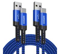 Lot De 2 Câbles De Charge Usb C 3 M Qc3.0 - Câble De Charge Rapide Usb C Vers Usb C En Nylon Tressé Pour Iphone 15, Samsung Galaxy S21 S20fe S22 S23 S24 Ultra S10, Note 20 10, A52 A71 A20e A[L4171]