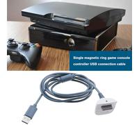 Lot De 2 Câbles De Charge Usb De 1,5 M Compatibles Avec Manette De Jeu Sans Fil Xbox 360