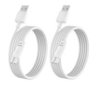 Lot de 2 câbles de charge USB pour hydropulseur rechargeable de rechange compatibles avec Nicwell, Aquasonic, Insmart, Fairywill, Nicefeel, Oralfree, MOSPRO, Cremax, Tovendor, Hangsun