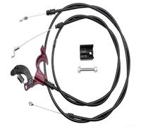 Lot de 2 câbles de commande de tondeuse à gazon, longueur totale de 140,65 cm avec longueur de cathéter de 121,92 cm, pour modèles de moteur CFM, installation facile et contrôle amélioré, entretien de