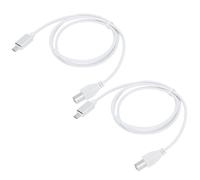 Lot de 2 cables de connexion pour piano electrique V8, micro USB vers type B, compatible avec tablette PC et MIDI