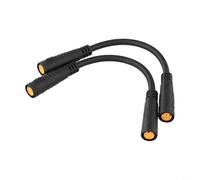 Lot de 2 câbles de conversion à 3 broches avec connecteur M8 pour changement de vitesse de vélo électrique et adaptation d'interface d'affichage (femelle)