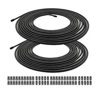 Lot De 2 Câbles De Frein De 5 M De Diamètre 4,75 Mm - Outil De Conduite De Frein En Cuivre+20 Raccords Et 10 Connecteurs - Pour Voiture