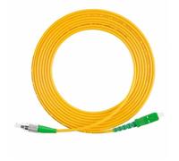 Lot de 2 câbles de raccordement à fibre optique Single Mode SC/A-FC/A 1-100 m G652D - Câbles de raccordement à fibre optique (20 m, 2 pièces)