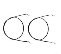 Lot de 2 câbles de rechange pour souffleuse à neige à 2 étapes, compatible avec 1501123MA 1501123MT, câble d'embrayage, pour équipement d'extérieur, réparation