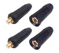 Lot de 2 câbles de soudure rapides DKJ35-50 DKL35-50 pour fils AWG, prise rapide 200 A 300 A