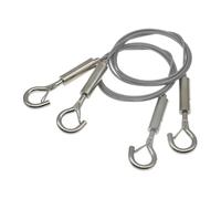 Lot de 2 câbles de suspension en acier pour photos - Installation facile - Pour maisons, bureaux et galeries d'art