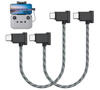 Lot de 2 câbles de télécommande USB C vers USB C pour DJI Mavic 3, Mini 2/3/Mini 4 Pro/5 Pro, Air 2S/Mavic Air 2, DJI RC-N1, RC Pro vers téléphone, tablette, câble de données OTG (connecteur USB-C) 3