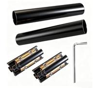 Lot de 2 câbles de terre 600 V pour pose directe, manchon étanche pour câble UF 14/3 à 8/3, raccord à vis sans sertissage pour extérieur, piscine et installation murale, noir