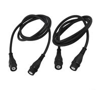 Lot de 2 câbles de test BNC mâle vers mâle avec connecteur Q9 RG58 50 Ohm Câble coaxial pour Oscilloscope et appareil de surveillance sans fil 100 cm