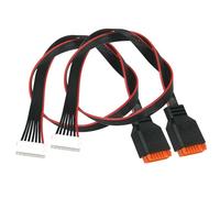 Lot de 2 câbles d'équilibrage JST-XH 2-6S 3S Lipo pour chargeur d'équilibrage de batterie LiPo - Câbles d'extension - Ligne de conversion pour véhicules télécommandés - Charge de batterie Lipo (50 cm)