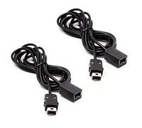 Lot de 2 câbles d'extension de 3 m compatibles avec les manettes NES Classic Mini Edition (2016), rallonges pour télécommande Wii Super Classic Edition 2017 / Wii Nunchuck
