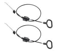 Lot de 2 câbles inclinables de 90,9 cm avec connecteur en D