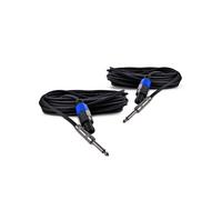Lot de 2 Câbles Jack 6,35mm / Speakon mâle 10 m-G038ZR