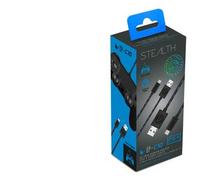 Lot De 2 Cables Play & Charge Tressés 3m Pour Manettes Ps4