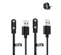 Lot de 2 câbles pour montre intelligente TOOBUR IDW19 1,8", yystao stable, câble de charge magnétique USB compatible avec TOOBUR IDW19